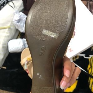 Brown and beige y2k wedges